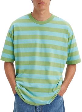Camiseta Levis Skate Graphic Box Verde Para Hombre