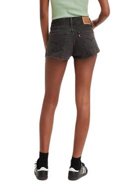 Short Levis Superlow Negro Para Mujer