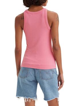 Top Levis Dreamy Tank Rosa Para Mujer