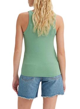 Top Levis Dreamy Tank Verde Para Mujer