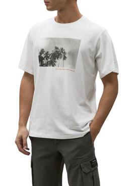 Camiseta Ecoalf Samoa Blanco Para Hombre