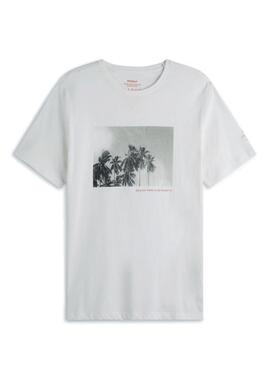Camiseta Ecoalf Samoa Blanco Para Hombre
