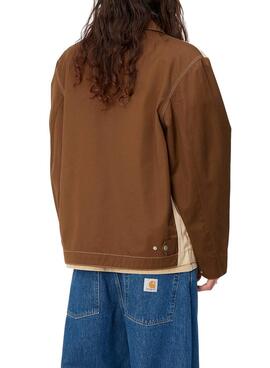 Chaqueta Carhartt Module Script Beige Para Hombre