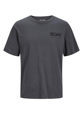 Camiseta Jack and Jones Guru Antracita Para Hombre