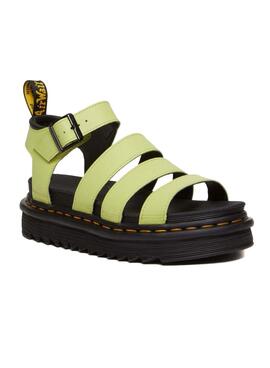 Sandalias Dr. Martens Blaire Lima Para Mujer