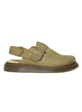 Zuecos Dr. Martens Jorge II Oliva Para Mujer