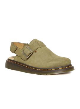 Zuecos Dr. Martens Jorge II Oliva Para Mujer