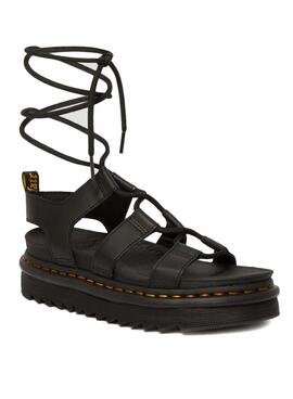 Sandalias Dr. Martens Nartilla Negro Para Mujer