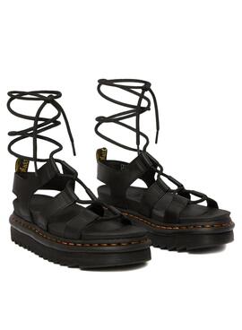 Sandalias Dr. Martens Nartilla Negro Para Mujer