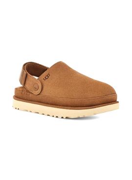 Zuecos UGG Goldenstar Camel Para Mujer