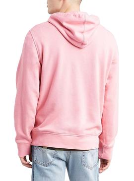 Sudadera Levis Modern Rosa Hombre