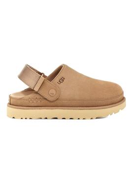 Zuecos UGG Goldenstar Beige Para Mujer