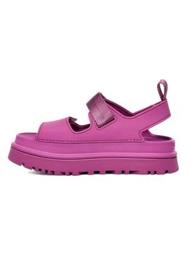 Sandalias UGG Goldenglow Fucsia Para Mujer