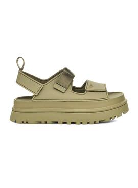 Sandalias UGG Goldenglow Verde Para Mujer