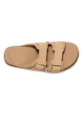 Sandalias UGG Goldenstar Suede camel para mujer