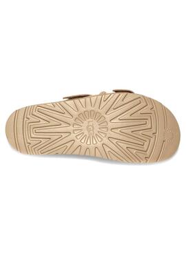 Sandalias UGG Goldenstar Suede camel para mujer