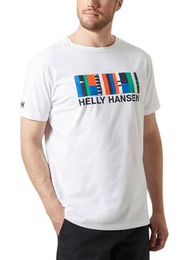 Camiseta Helly Hansen Shoreline Blanco Para Hombre