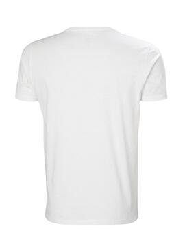 Camiseta Helly Hansen Shoreline Blanco Para Hombre