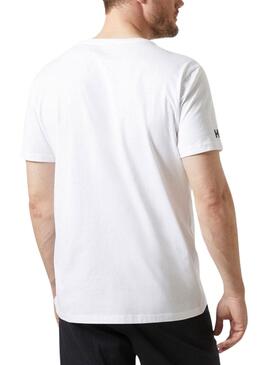 Camiseta Helly Hansen Shoreline Blanco Para Hombre