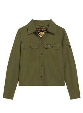 Chaqueta Superdry Embillished Military Verde Mujer