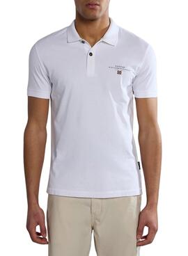 Polo Napapijri Elbas Blanco Para Hombre