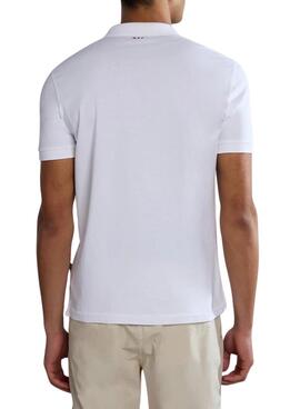 Polo Napapijri Elbas Blanco Para Hombre