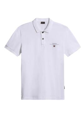 Polo Napapijri Elbas Blanco Para Hombre