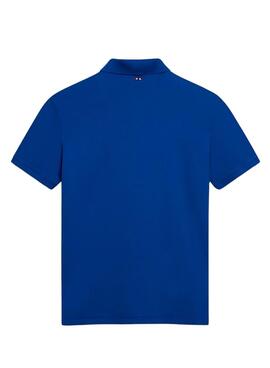 Polo Napapijri Elbas Azul Para Hombre