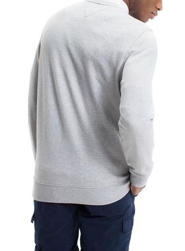 Sudadera Tommy Jeans Essential Graphic Gris