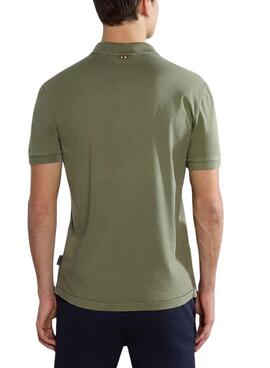 Polo Napapijri Elbas Verde Para Hombre