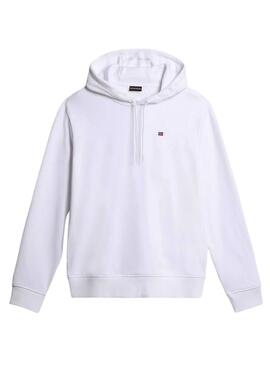 Sudadera Napapijri Balis Sum Blanco Para Hombre