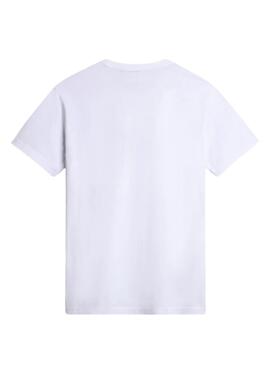 Camiseta Napapijri Salis Blanco Para Hombre