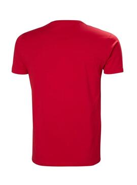 Camiseta Helly Hansen Shoreline Rojo Para Hombre