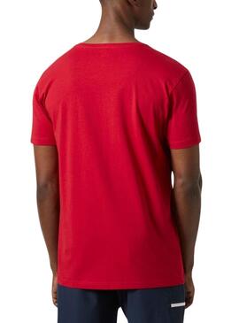 Camiseta Helly Hansen Shoreline Rojo Para Hombre