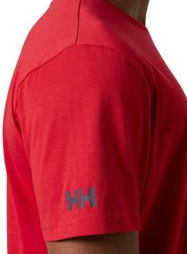 Camiseta Helly Hansen Shoreline Rojo Para Hombre