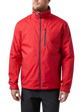 Chaqueta Helly Hansen Crew Midlayer Rojo Para Hombre