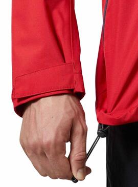 Chaqueta Helly Hansen Crew Midlayer Rojo Para Hombre