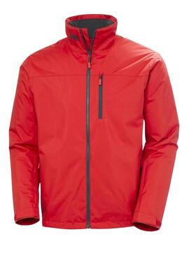 Chaqueta Helly Hansen Crew Midlayer Rojo Para Hombre