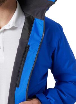 Chaqueta Helly Hansen Crew Midlayer Azul Para Hombre