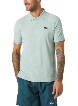 Polo Helly Hansen Driftline Verde Para Hombre