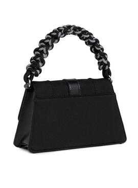 Bolso Tommy Jeans Item Crossover Negro Para Mujer