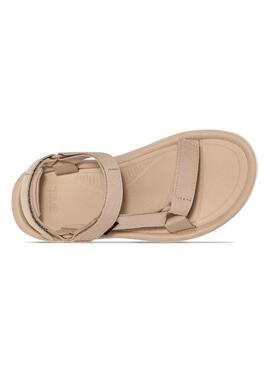 Sandalias Teva Huracán XLT2 Beige Para Mujer