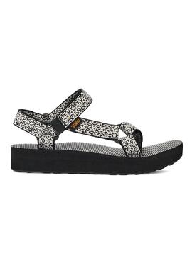 Sandalias Teva Midform Negro Para Mujer