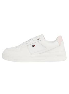 Zapatillas Tommy Hilfiger Basket Blanco Para Mujer