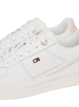 Zapatillas Tommy Hilfiger Basket Blanco Para Mujer