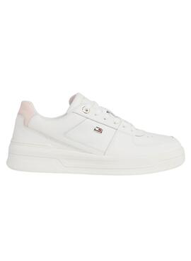 Zapatillas Tommy Hilfiger Basket Blanco Para Mujer