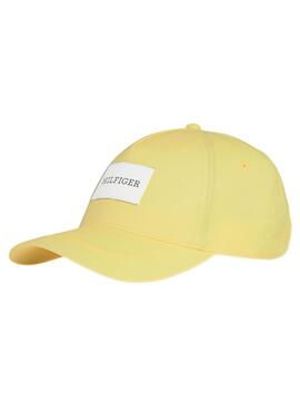 Gorra Tommy Hilfiger Monotype Amarillo Para Hombre