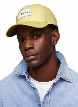 Gorra Tommy Hilfiger Monotype Amarillo Para Hombre