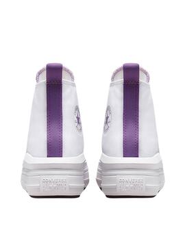 Zapatillas Converse Chuck Taylor Move Blanco y Lila