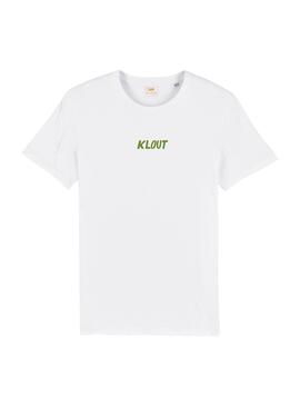 Camiseta Klout Vergoña do Galego Blanco Para Hombre y Mujer